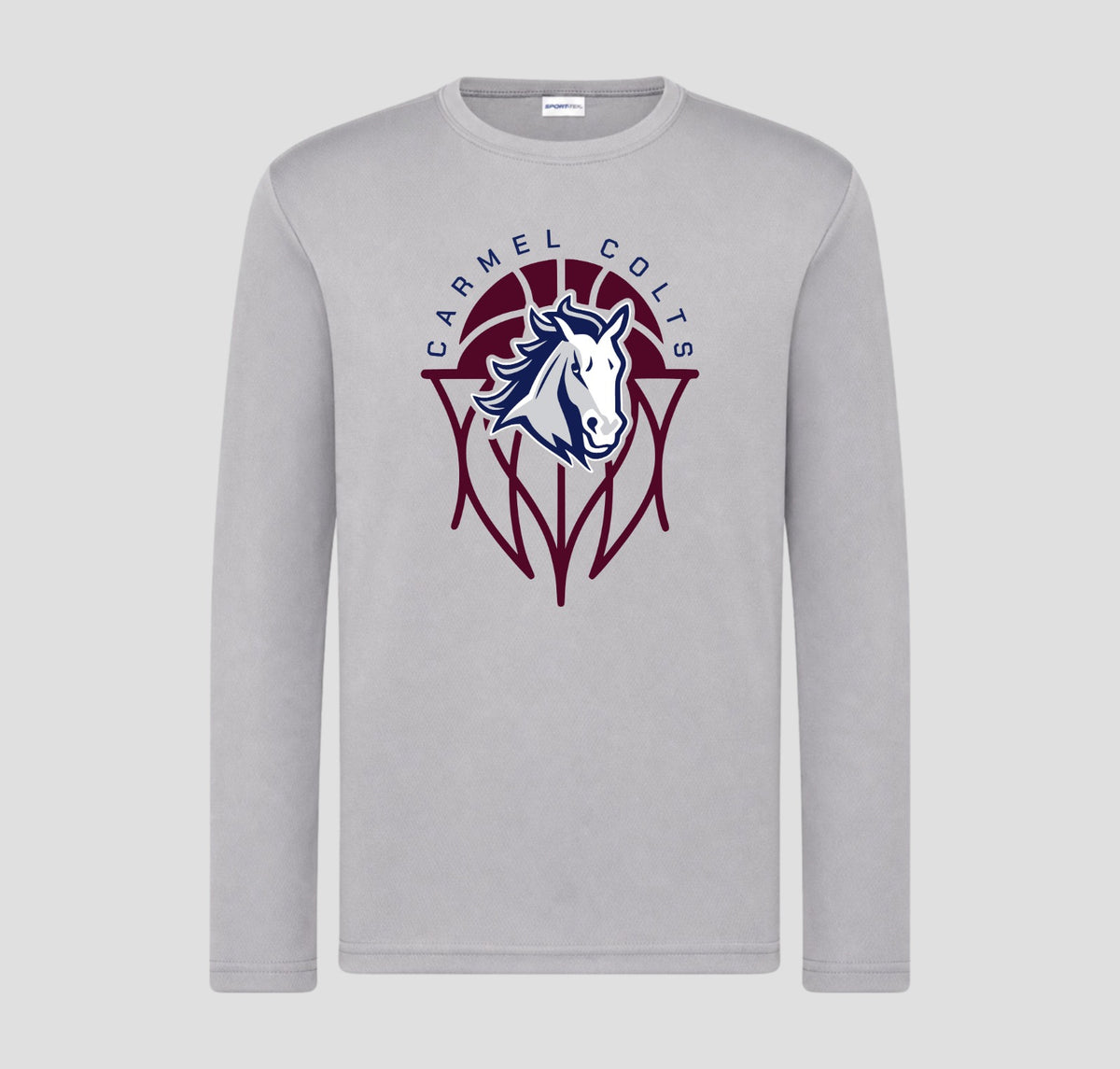 Carmel Colts Basketball Long Sleeve Performance/Shooting Shirt