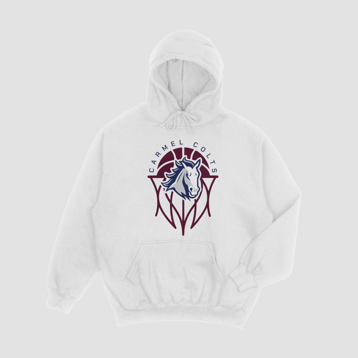 Carmel Colts Basketball Hoodie