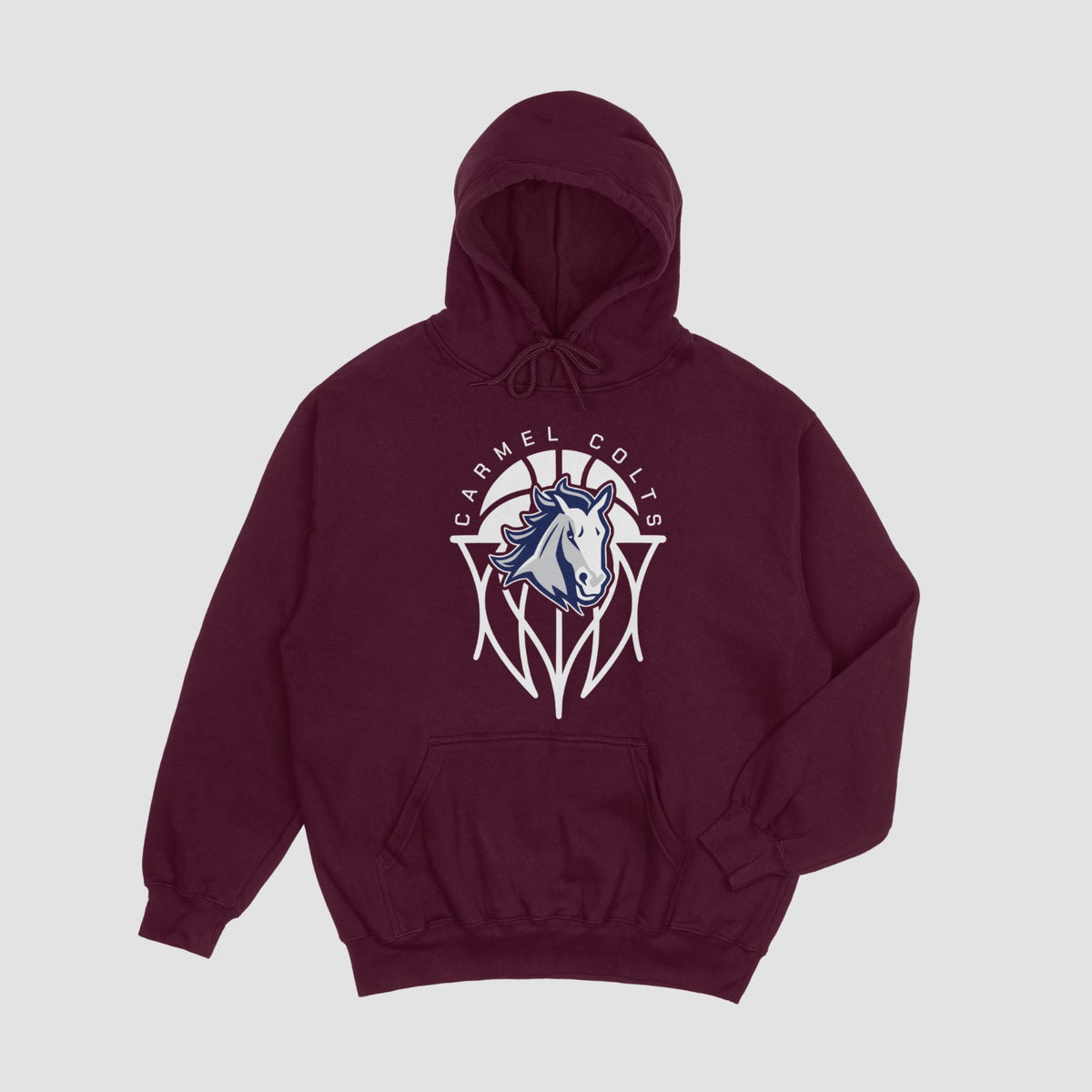 Carmel Colts Basketball Hoodie