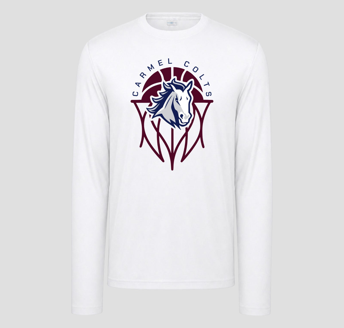 Carmel Colts Basketball Long Sleeve Performance/Shooting Shirt