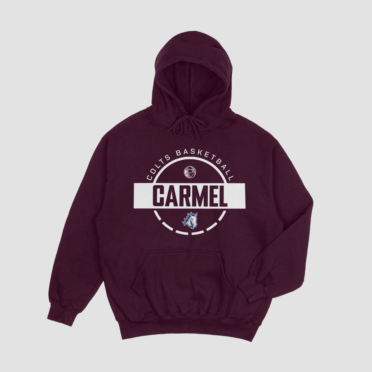 Carmel Colts Basketball Hoodie