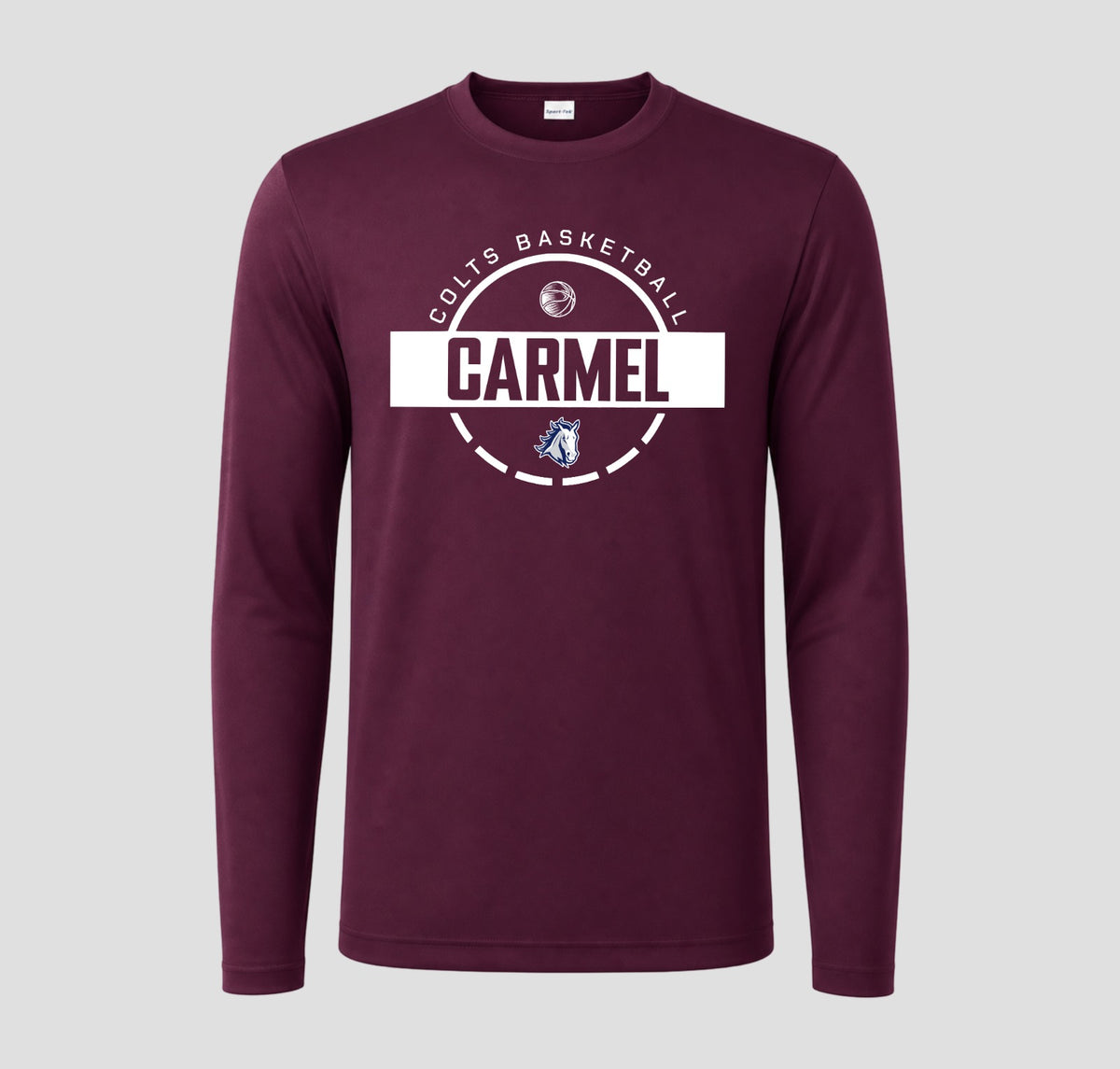 Carmel Colts Basketball Long Sleeve Performance/Shooting Shirt