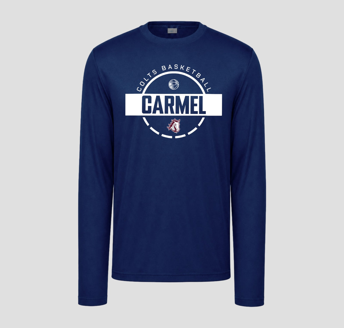 Carmel Colts Basketball Long Sleeve Performance/Shooting Shirt