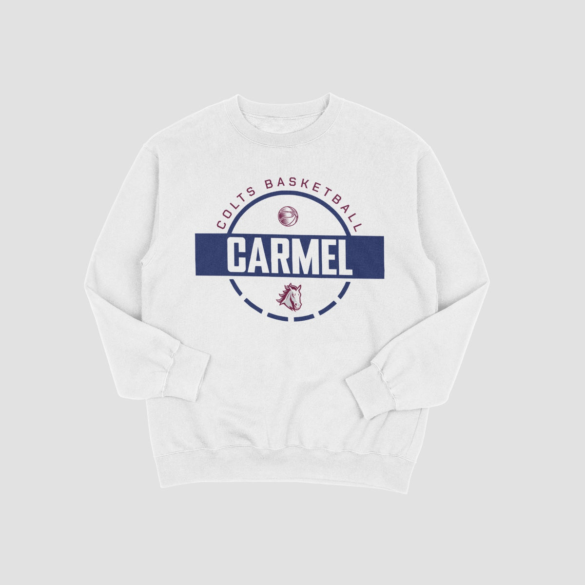 Carmel Colts Basketball Sweatshirt