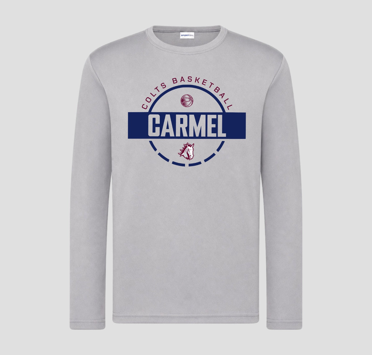 Carmel Colts Basketball Long Sleeve Performance/Shooting Shirt