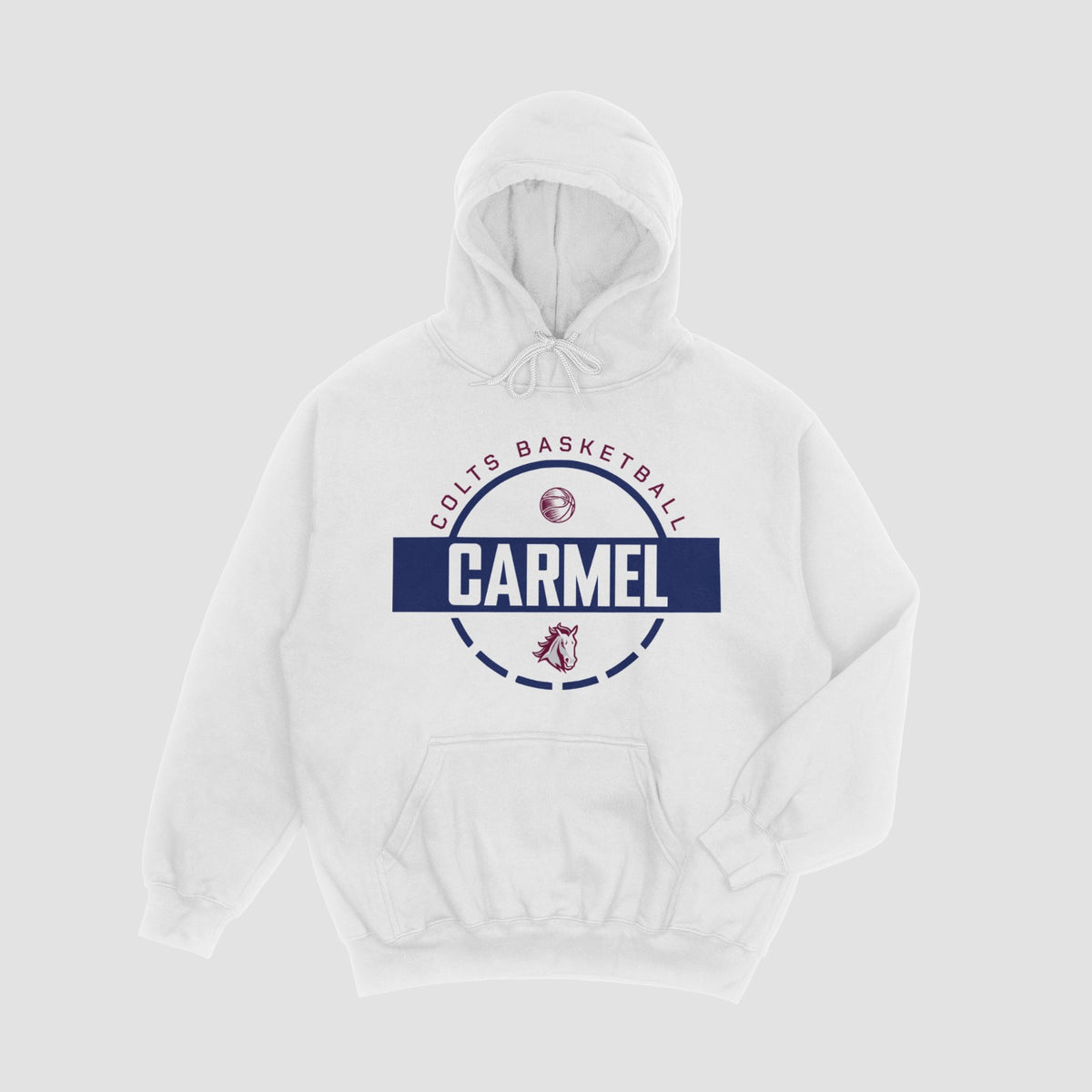 Carmel Colts Basketball Hoodie