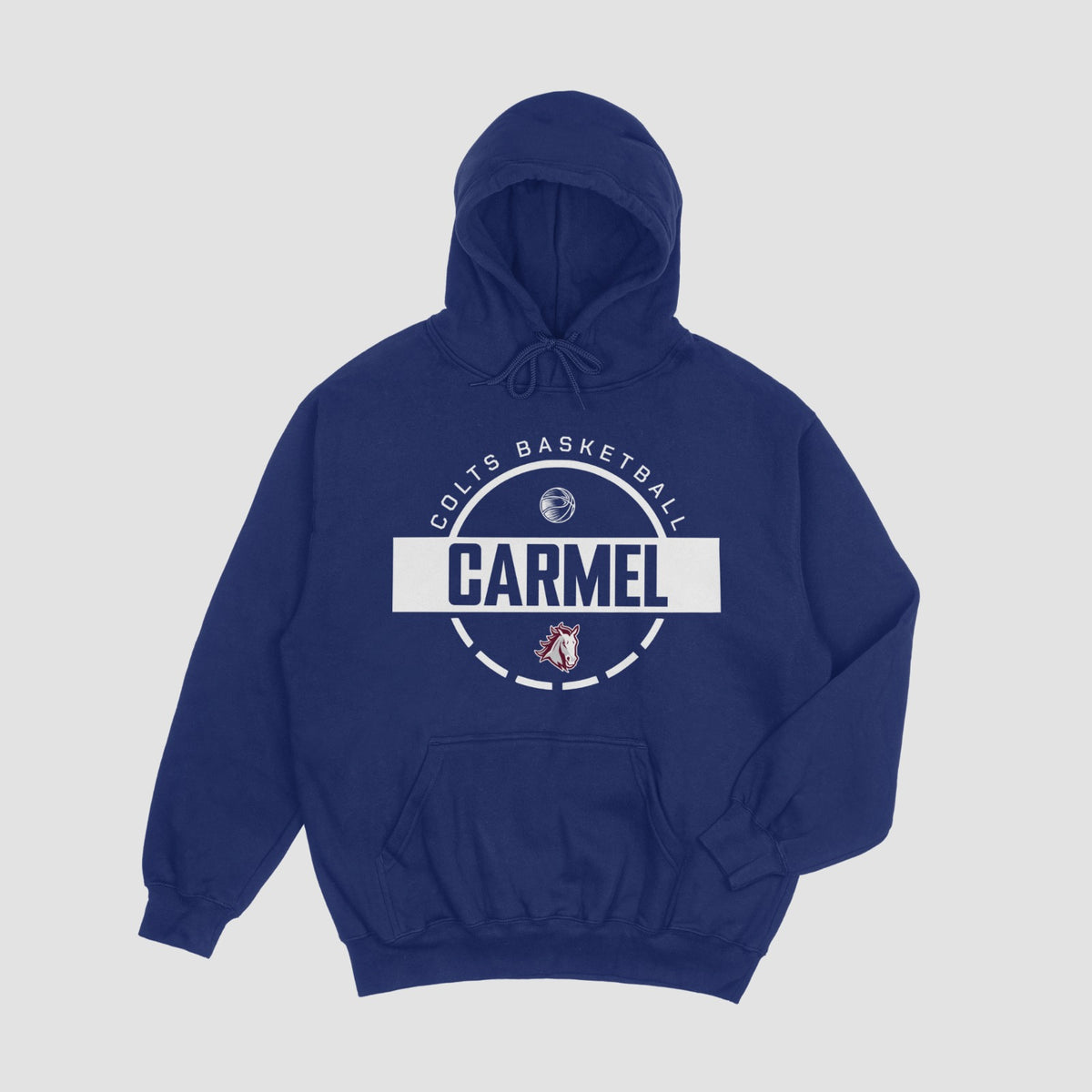 Carmel Colts Basketball Hoodie
