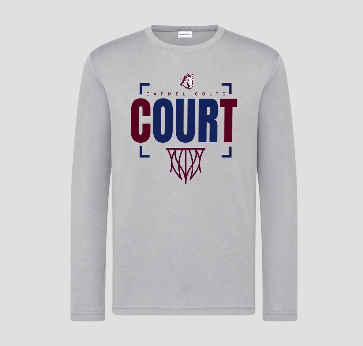 Carmel Colts Basketball Long Sleeve Performance/Shooting Shirt