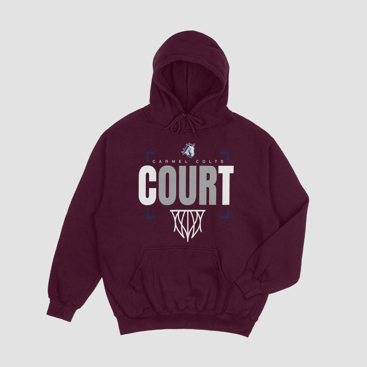 Carmel Colts Basketball Hoodie