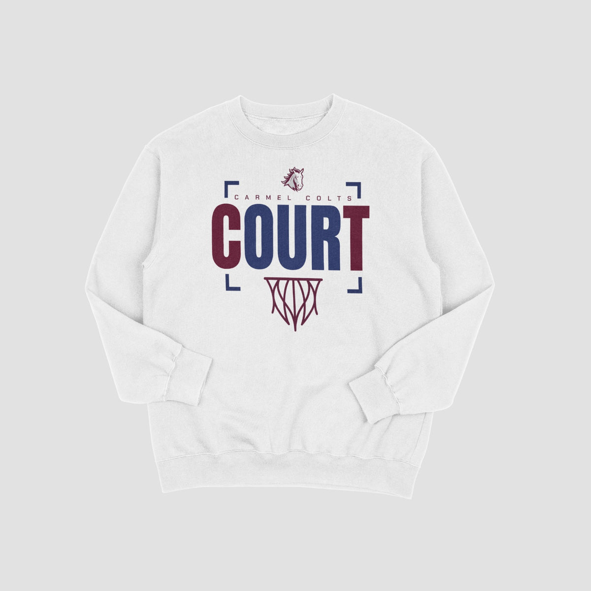 Carmel Colts Basketball Sweatshirt