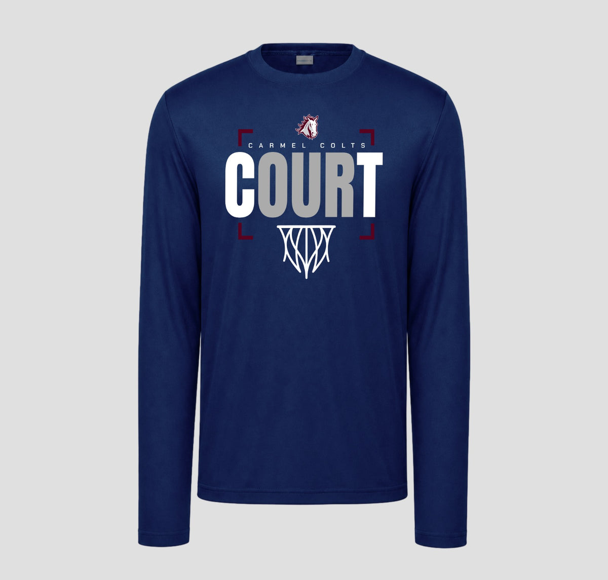 Carmel Colts Basketball Long Sleeve Performance/Shooting Shirt