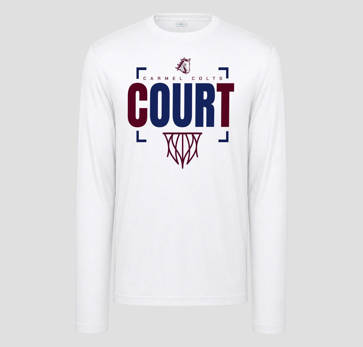 Carmel Colts Basketball Long Sleeve Performance/Shooting Shirt