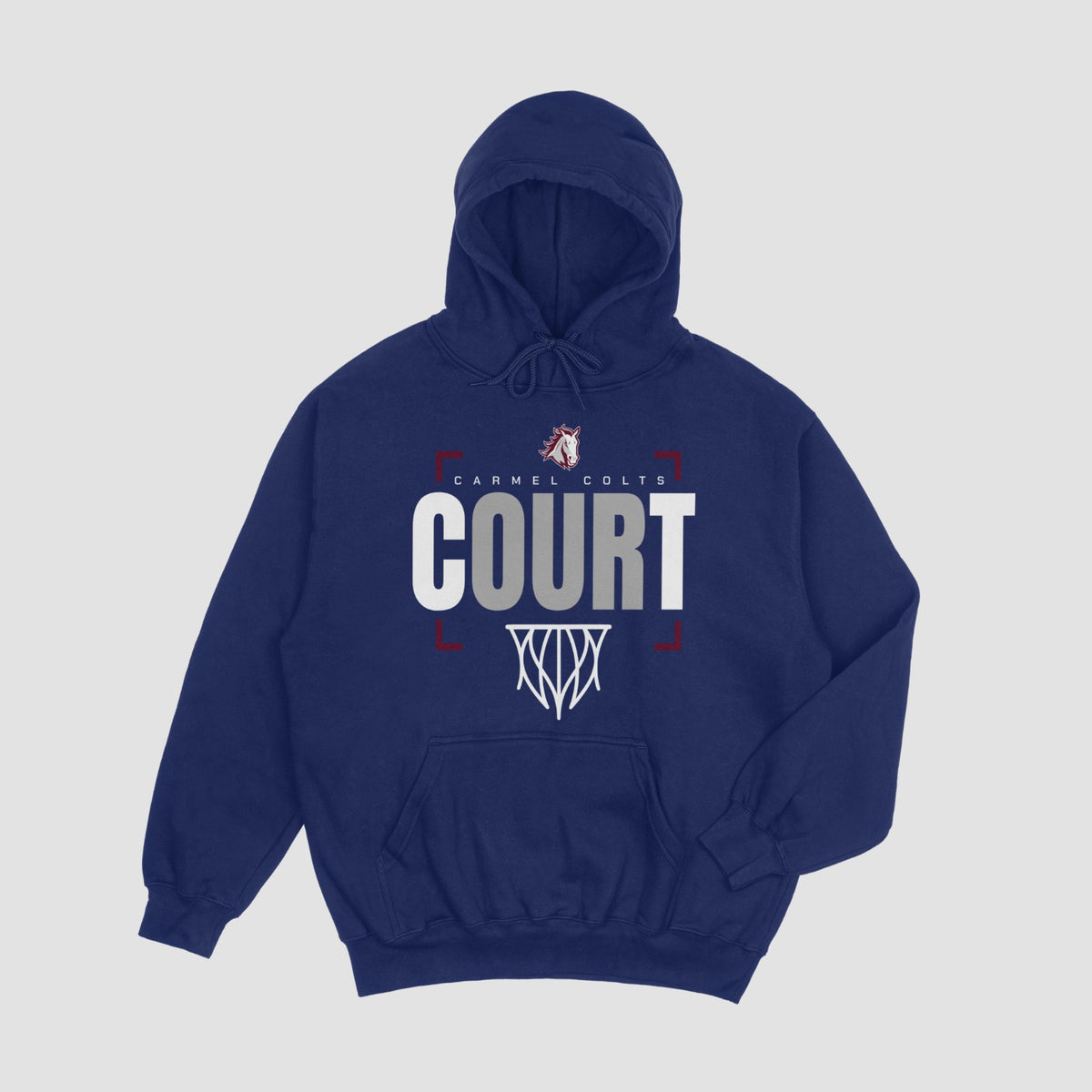 Carmel Colts Basketball Hoodie