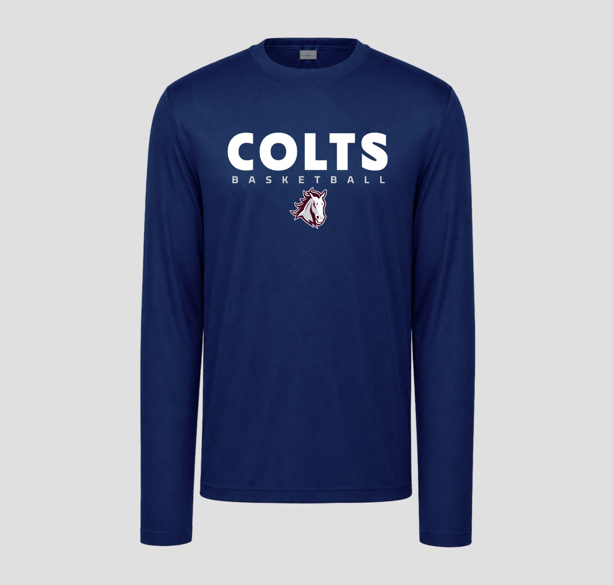 Carmel Colts Basketball Long Sleeve Performance/Shooting Shirt