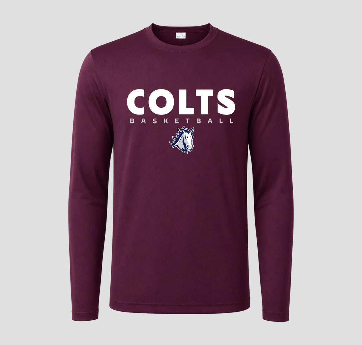 Carmel Colts Basketball Long Sleeve Performance/Shooting Shirt