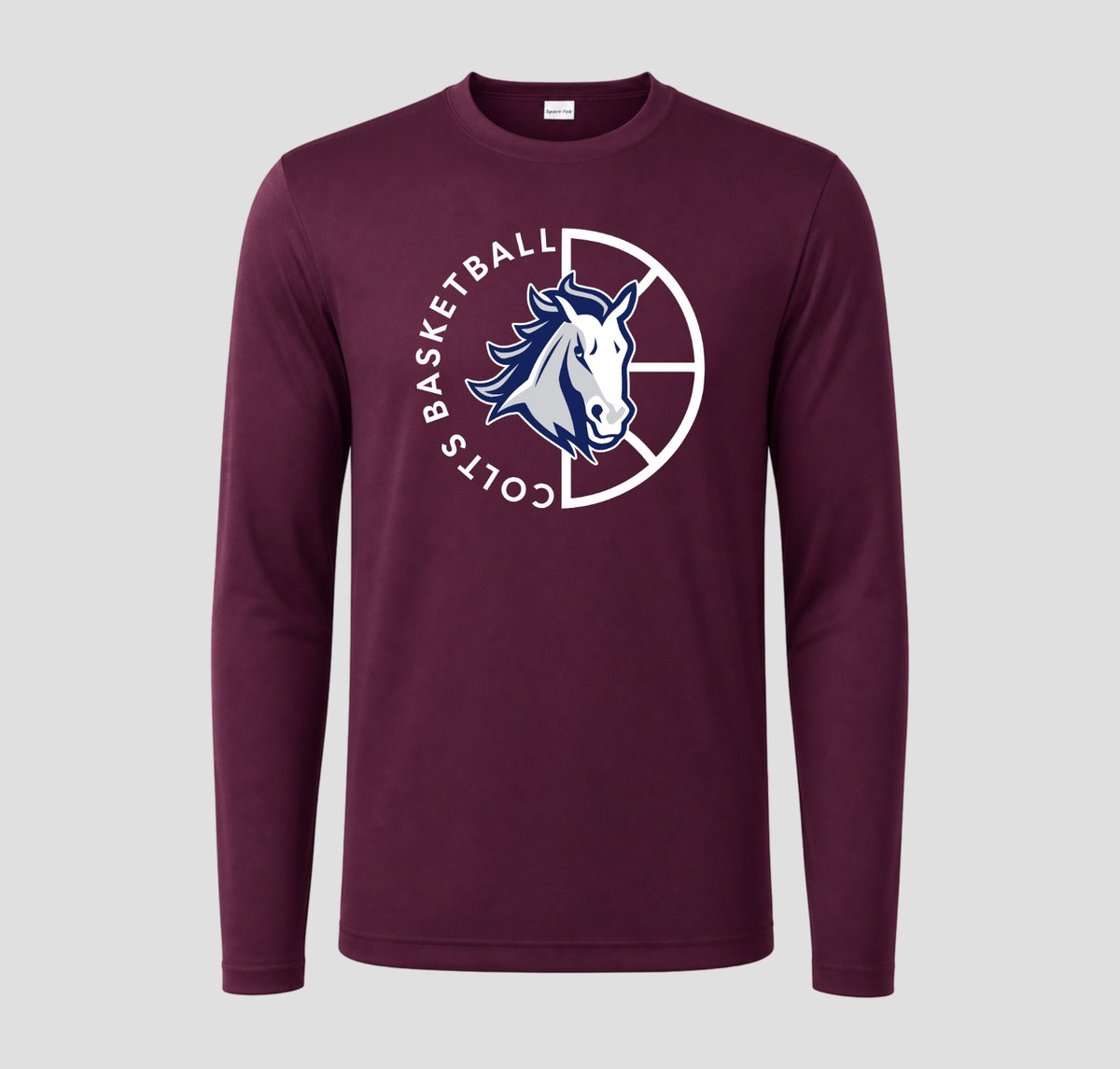 Carmel Colts Basketball Long Sleeve Performance/Shooting Shirt