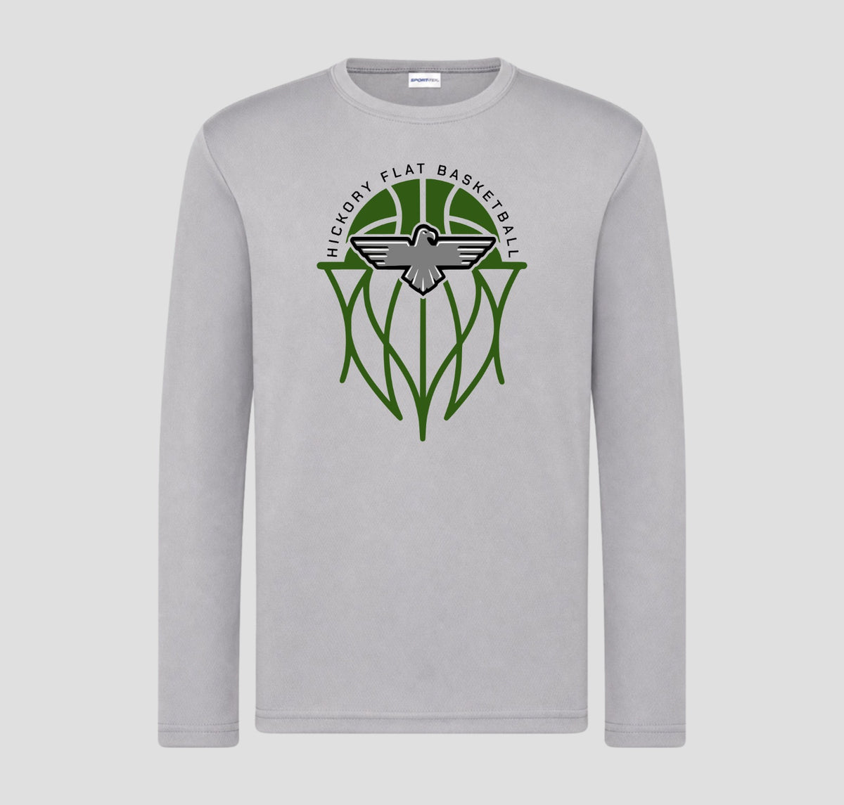 Hickory Flat Basketball Long Sleeve Performance/Shooting Shirt
