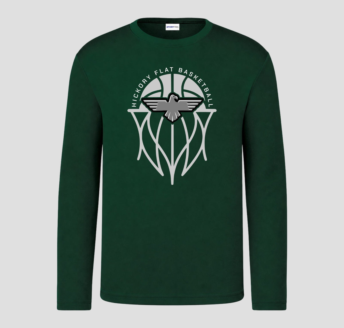 Hickory Flat Basketball Long Sleeve Performance/Shooting Shirt