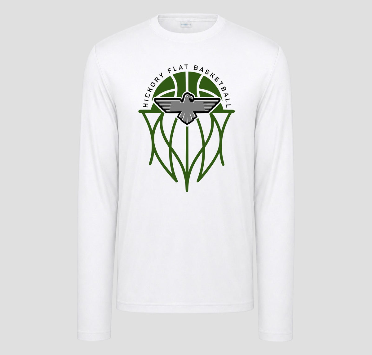 Hickory Flat Basketball Long Sleeve Performance/Shooting Shirt