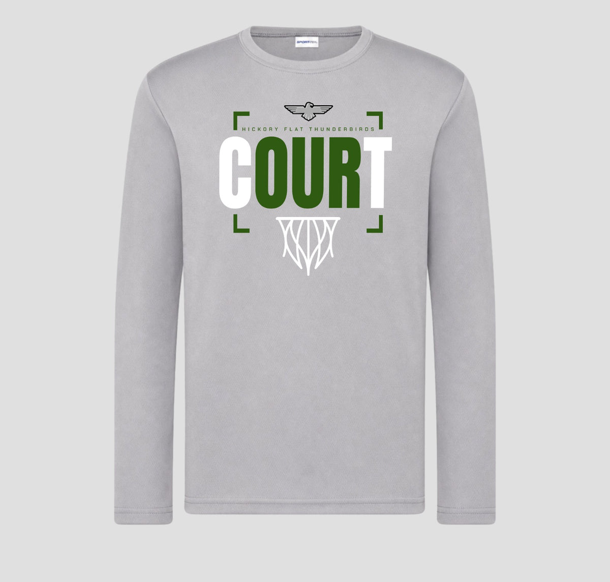 Hickory Flat Basketball Long Sleeve Performance/Shooting Shirt