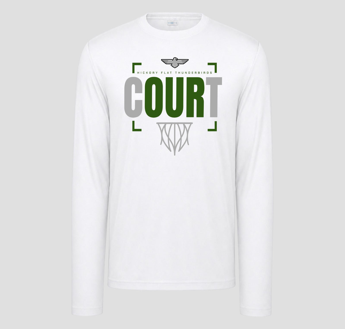 Hickory Flat Basketball Long Sleeve Performance/Shooting Shirt