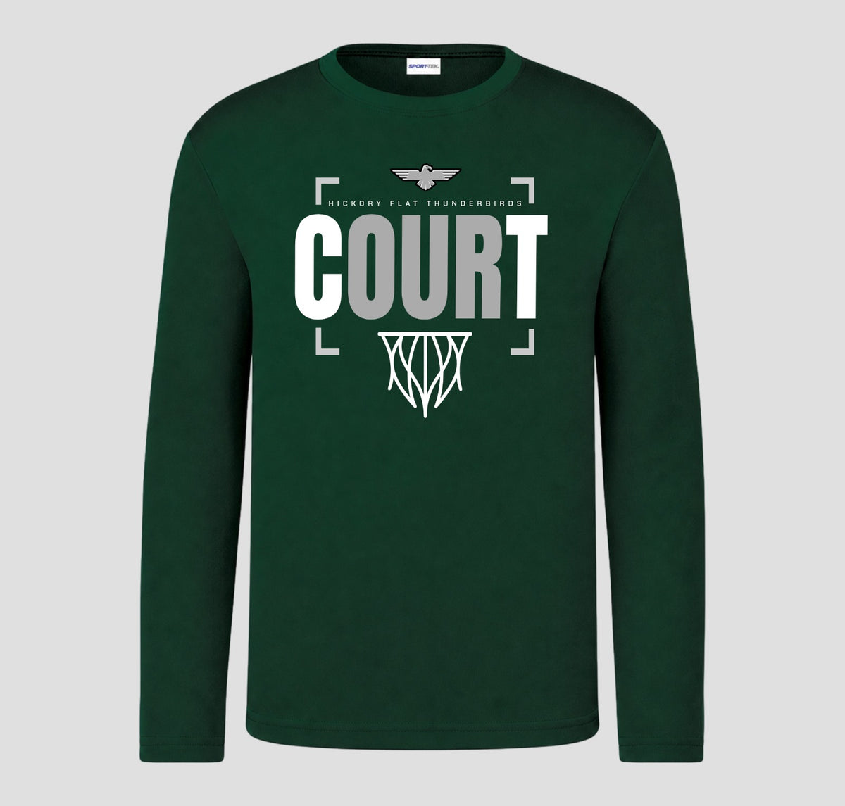 Hickory Flat Basketball Long Sleeve Performance/Shooting Shirt