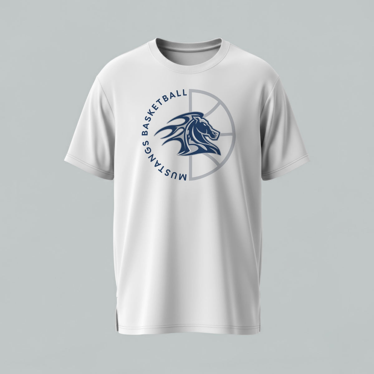 Arnold Mill Mustangs Basketball  T-Shirt