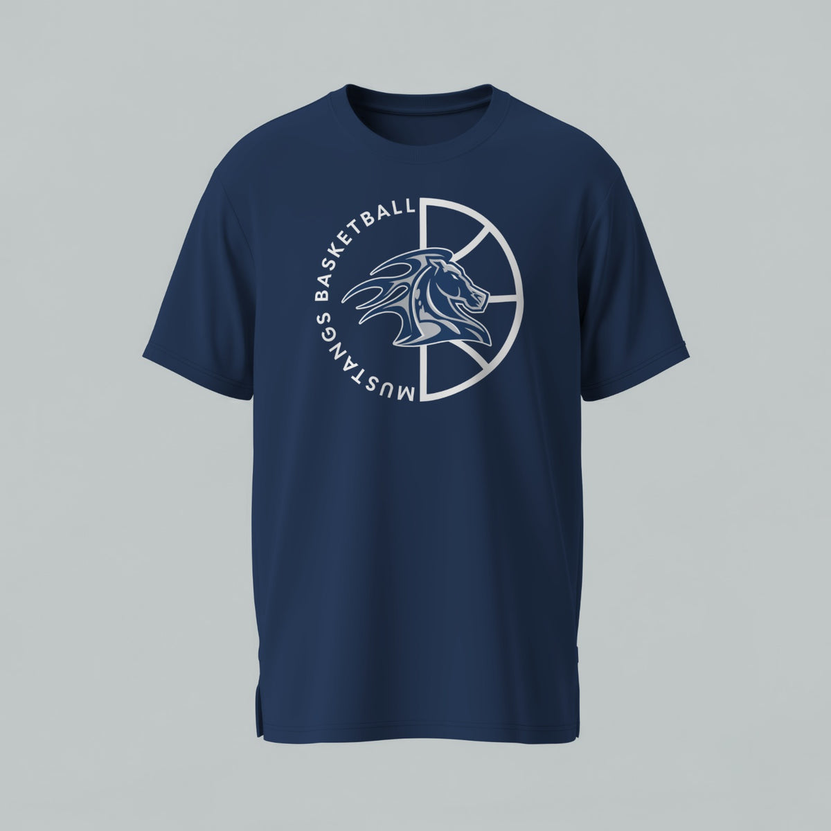 Arnold Mill Mustangs Basketball  T-Shirt