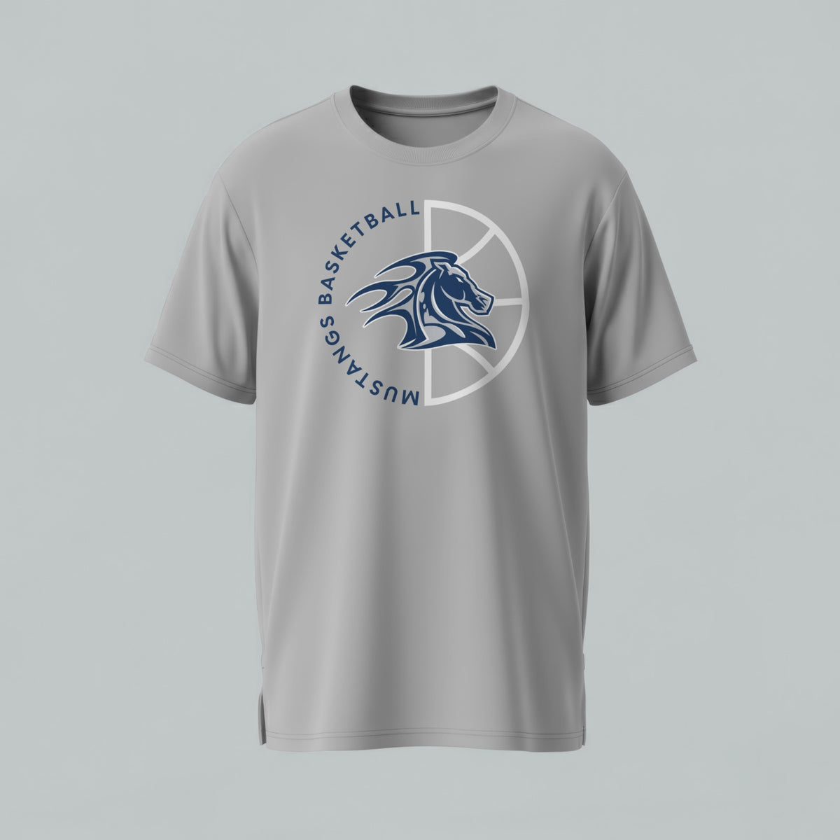 Arnold Mill Mustangs Basketball  T-Shirt