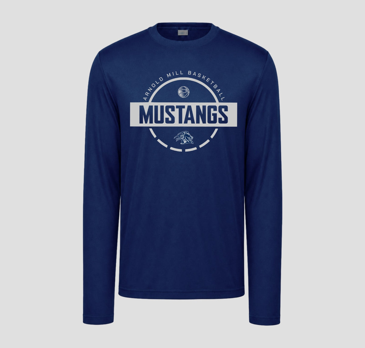 Arnold Mill Basketball Long Sleeve Performance/Shooting Shirt