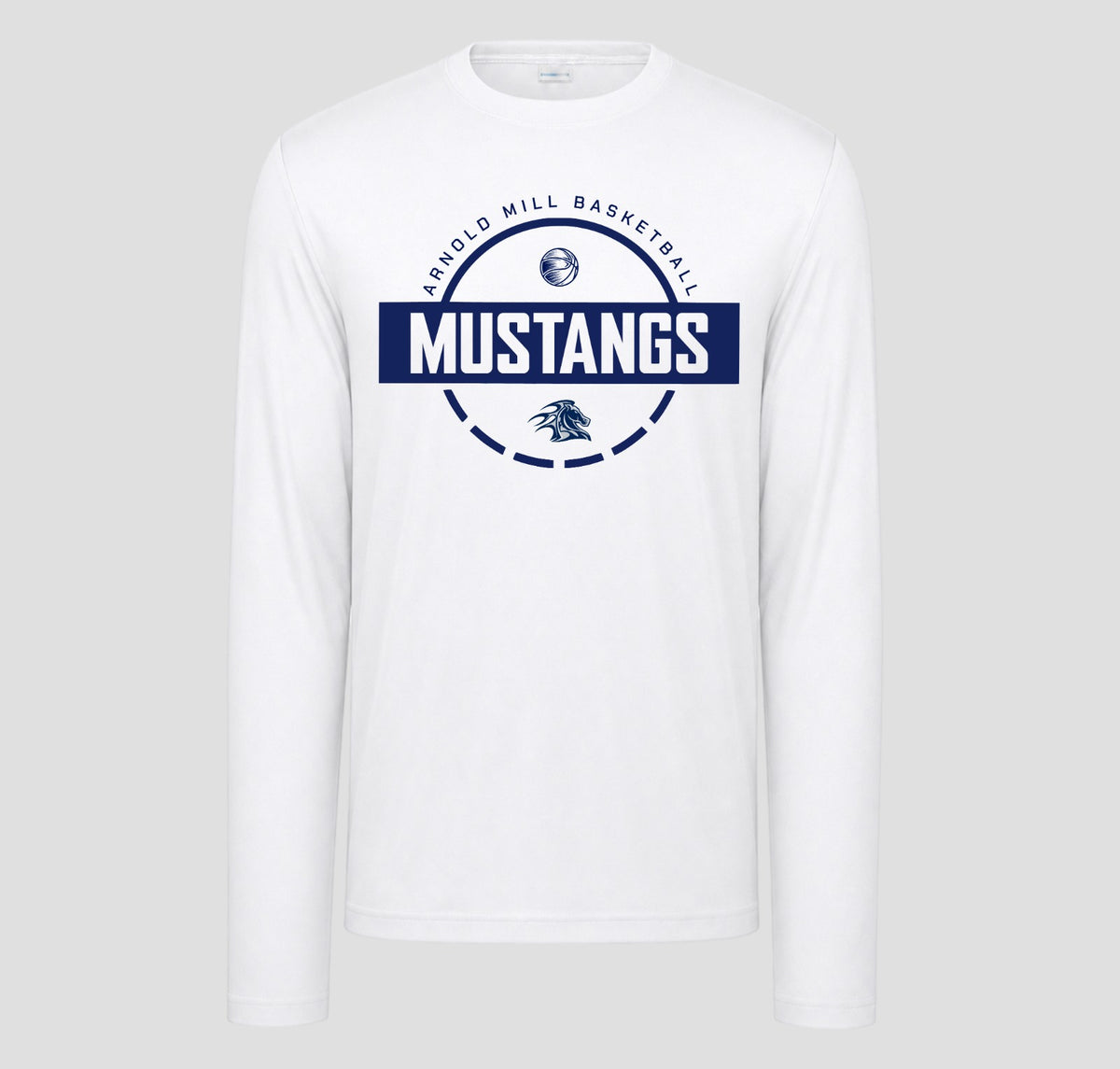 Arnold Mill Basketball Long Sleeve Performance/Shooting Shirt