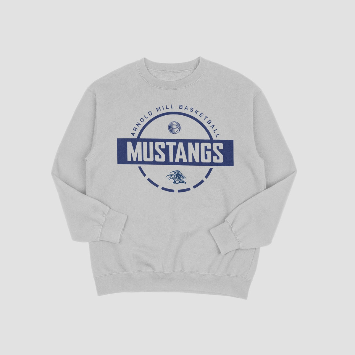 Arnold Mill Mustangs Basketball Sweatshirt