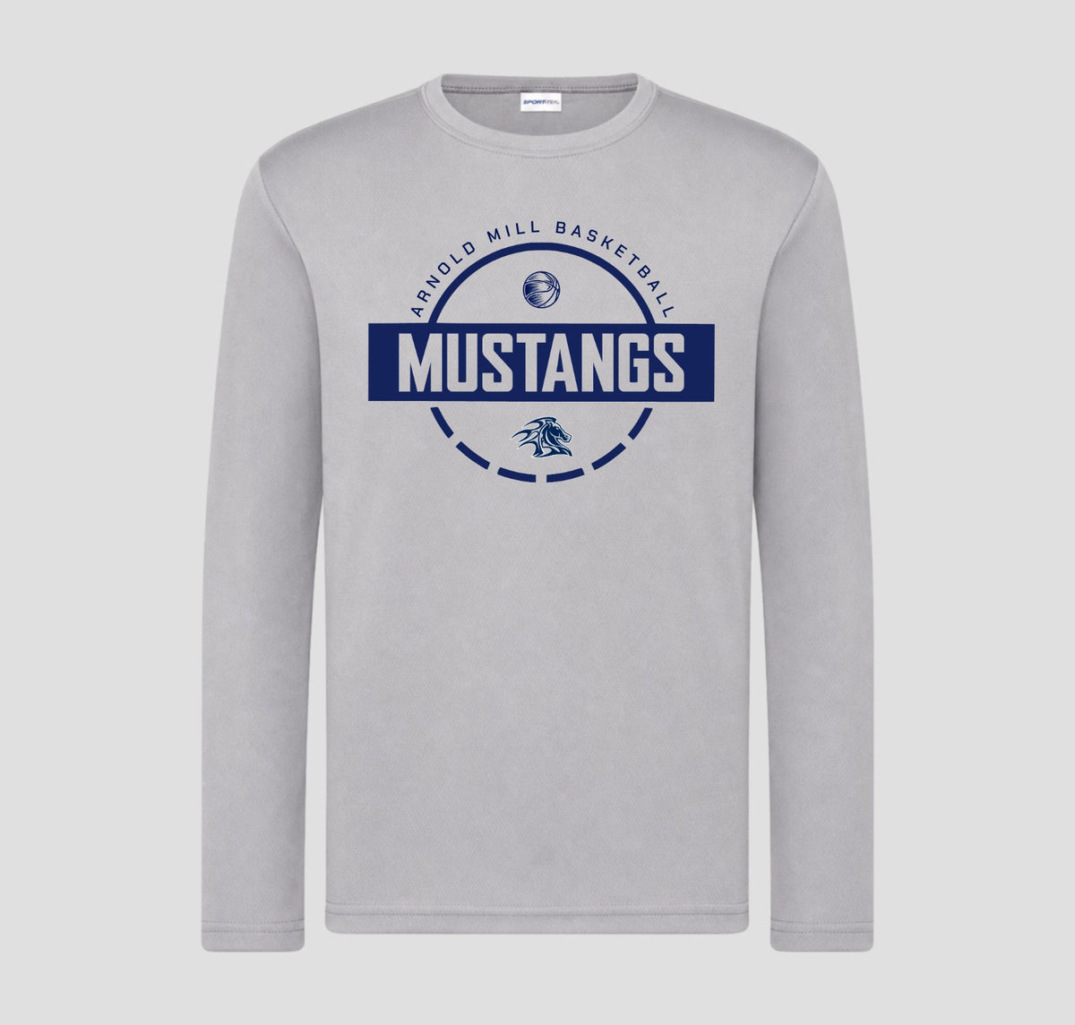 Arnold Mill Basketball Long Sleeve Performance/Shooting Shirt
