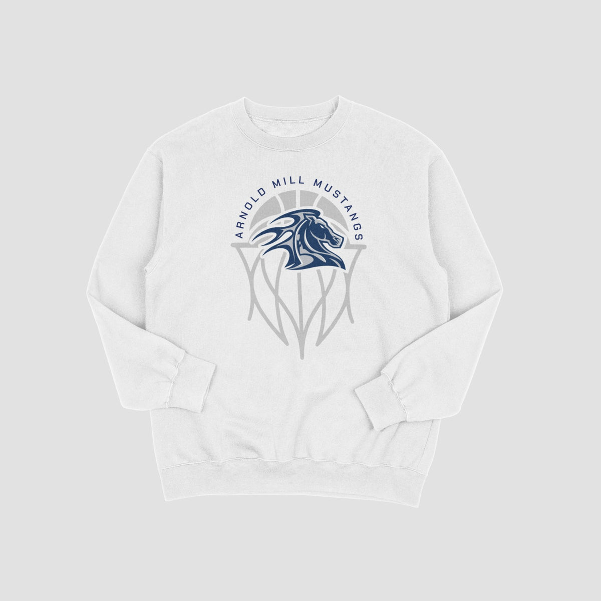 Arnold Mill Mustangs Basketball Sweatshirt