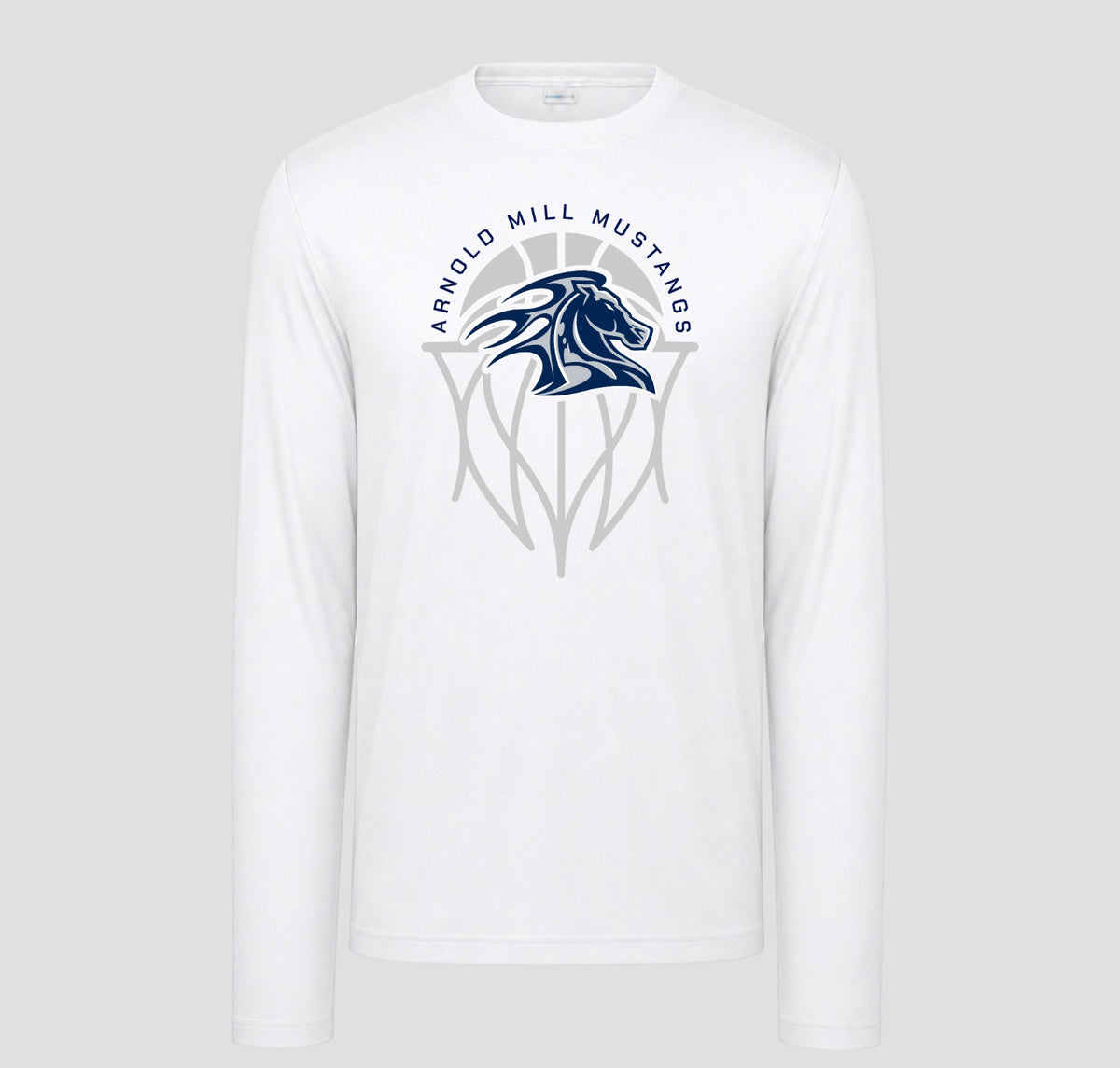 Arnold Mill Basketball Long Sleeve Performance/Shooting Shirt