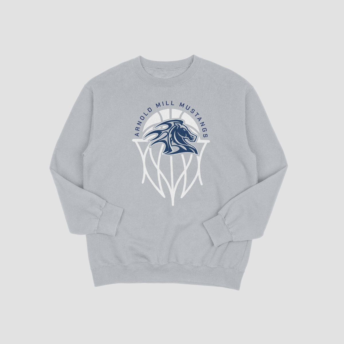 Arnold Mill Mustangs Basketball Sweatshirt