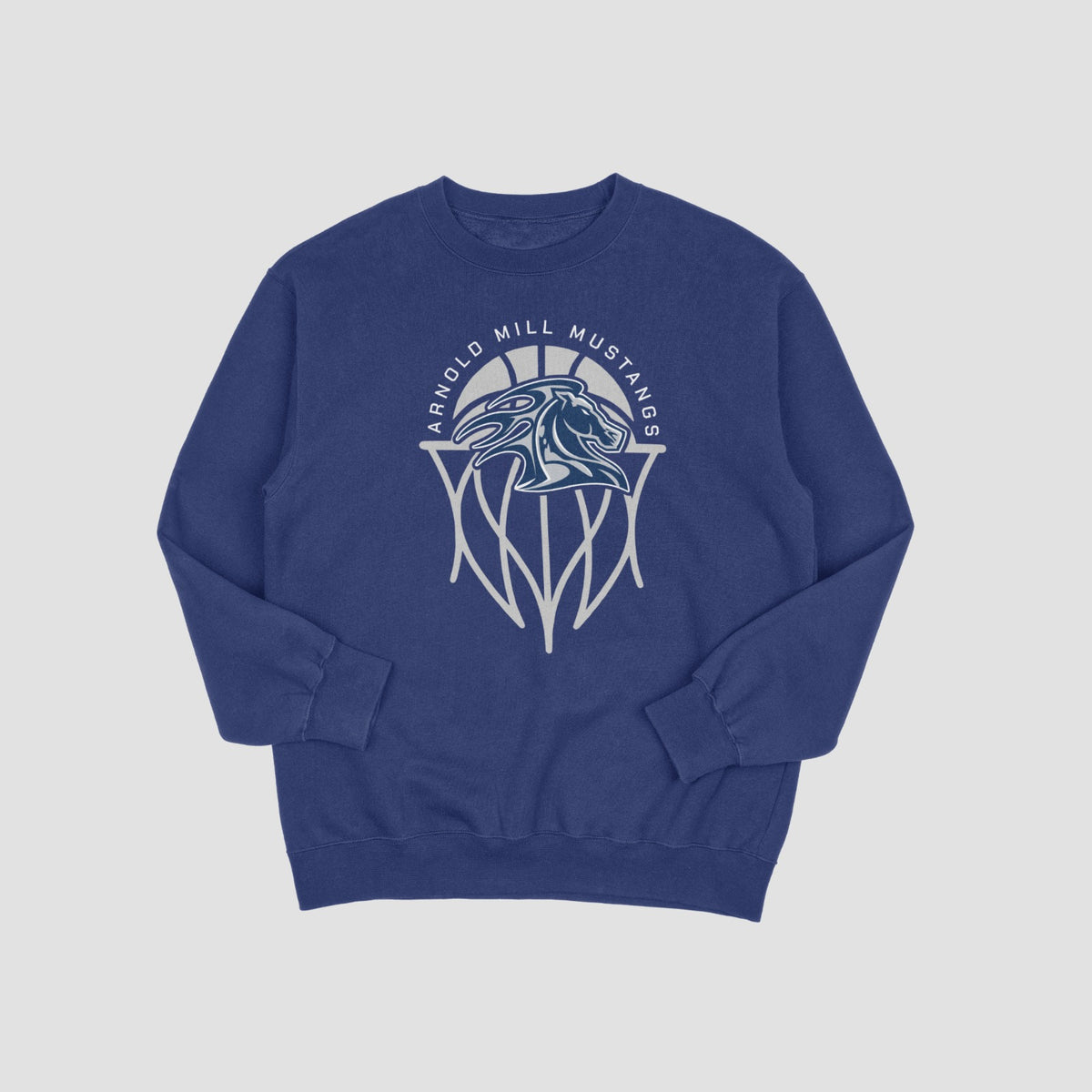 Arnold Mill Mustangs Basketball Sweatshirt