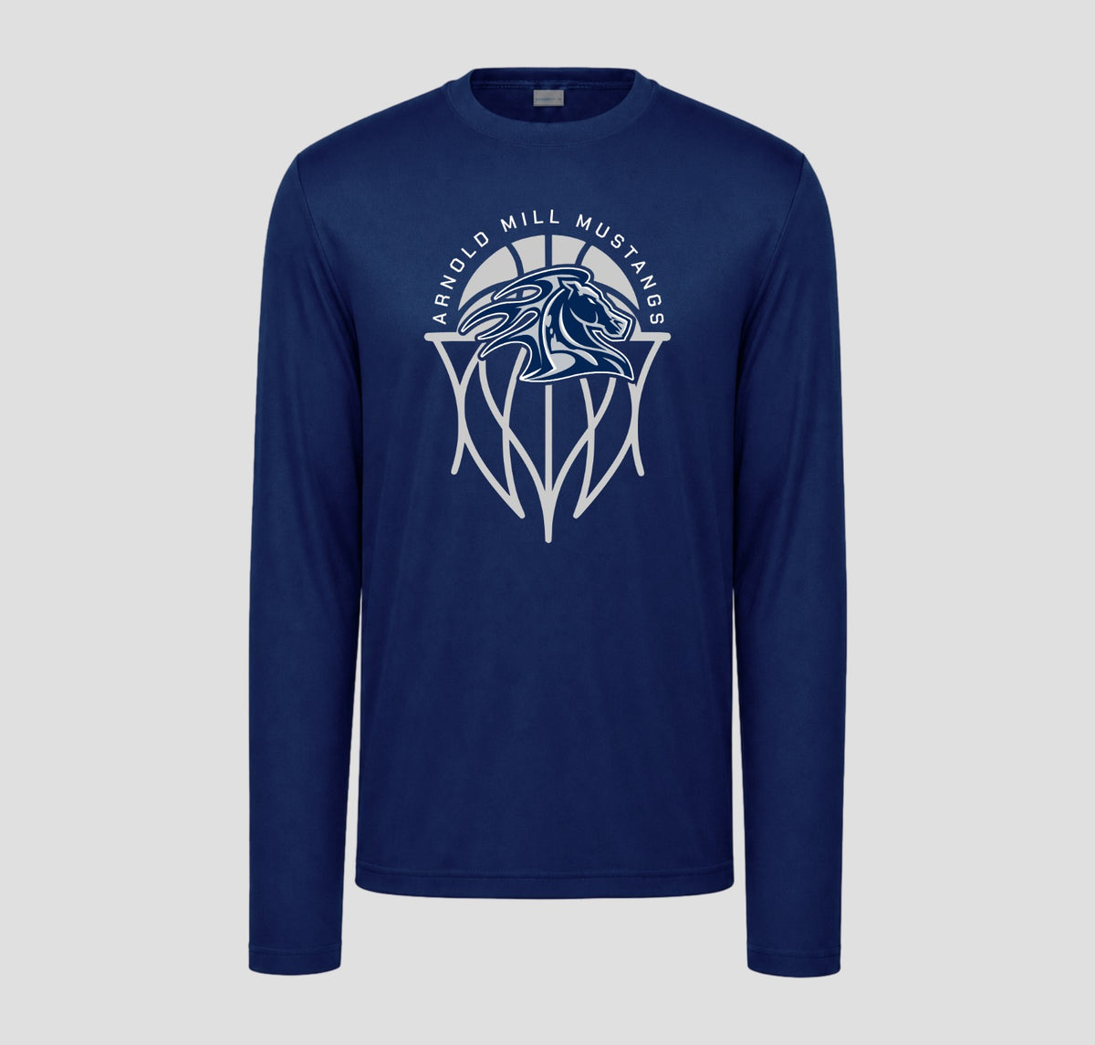 Arnold Mill Basketball Long Sleeve Performance/Shooting Shirt