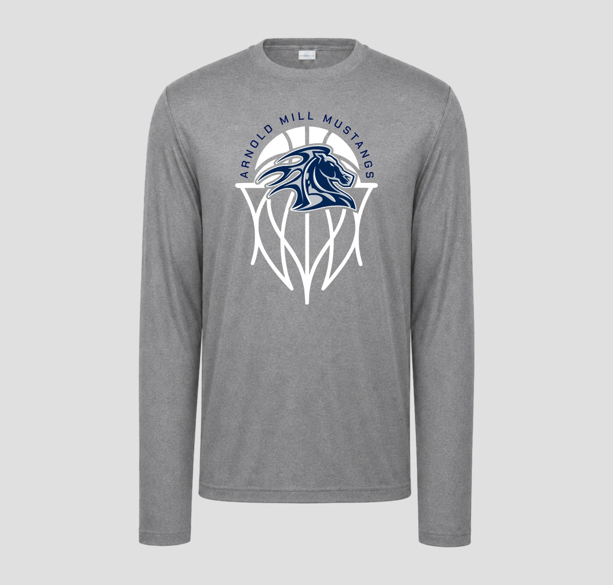 Arnold Mill Basketball Long Sleeve Performance/Shooting Shirt