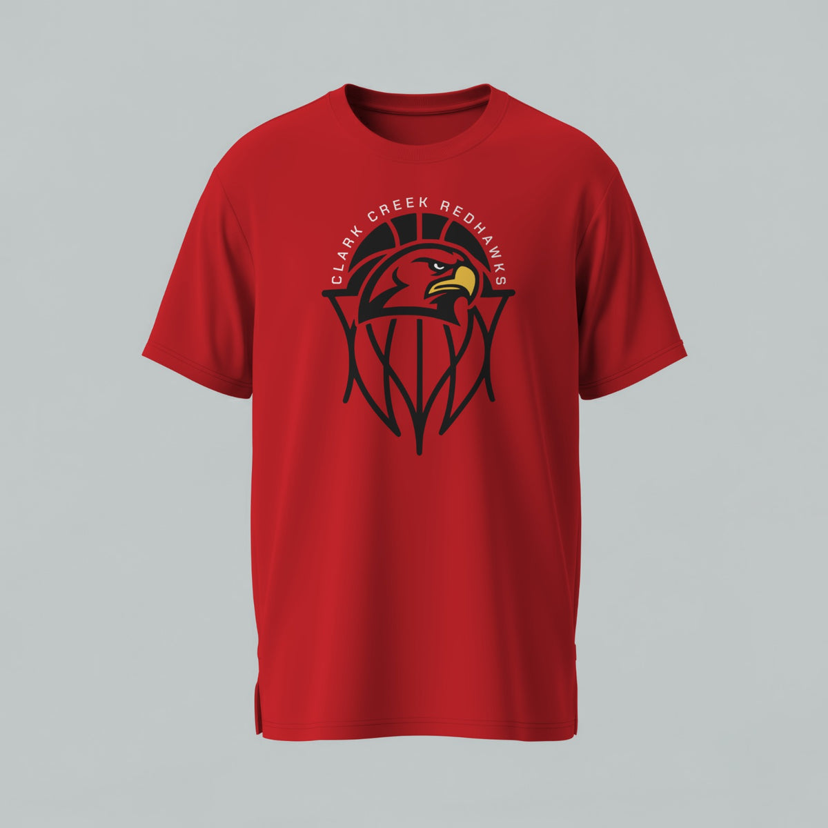 Clark Creek Redhawks Basketball  T-Shirt