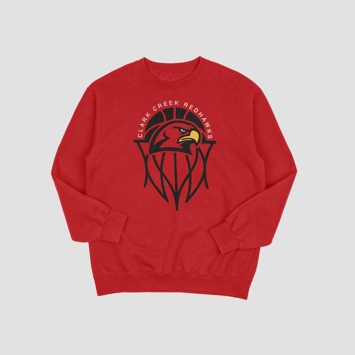 Clark Creek Redhawks Basketball Sweatshirt