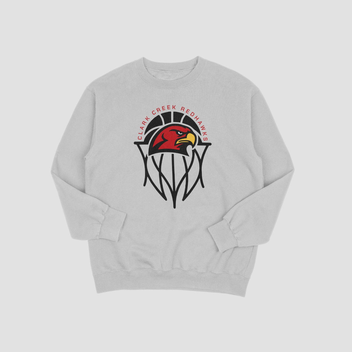 Clark Creek Redhawks Basketball Sweatshirt