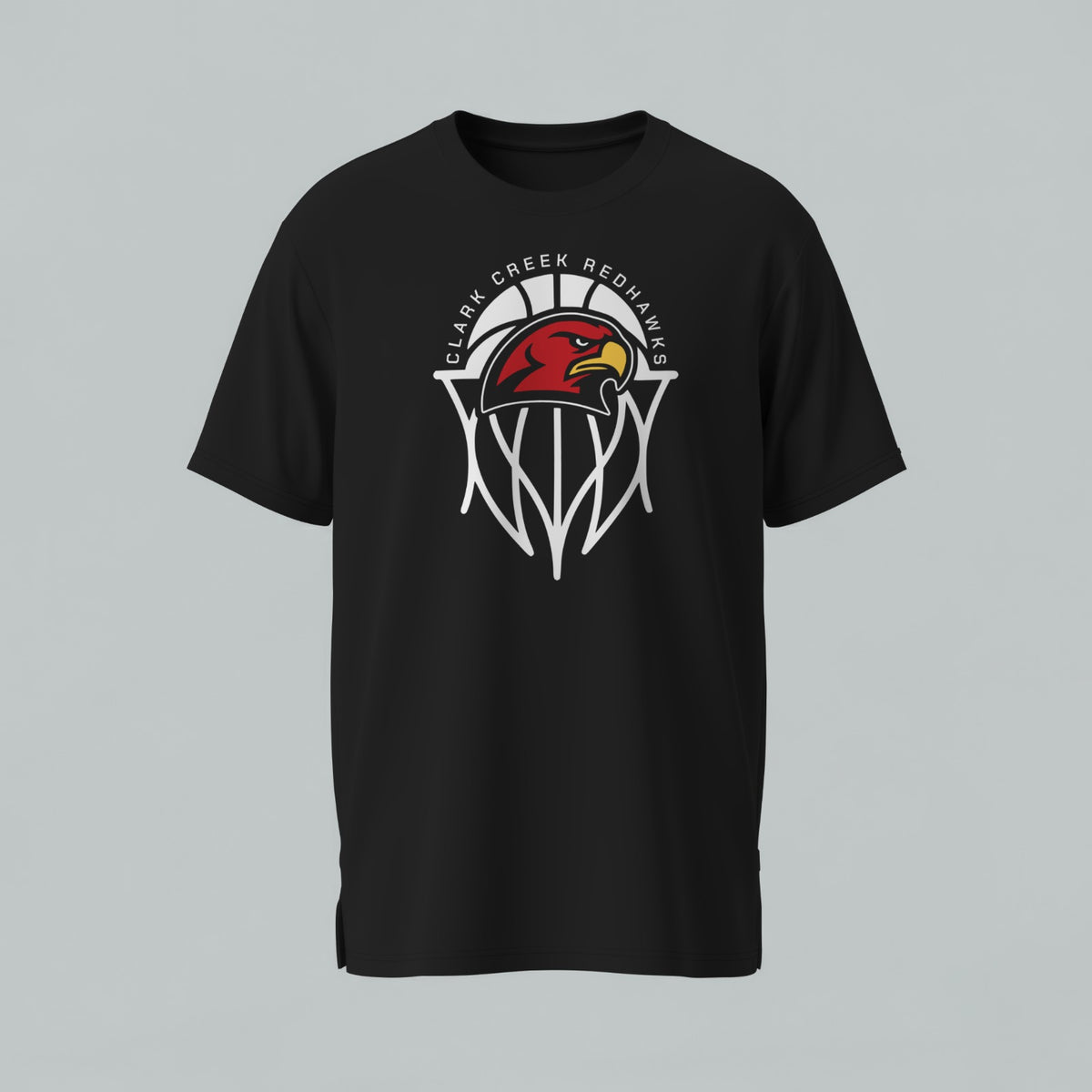 Clark Creek Redhawks Basketball  T-Shirt