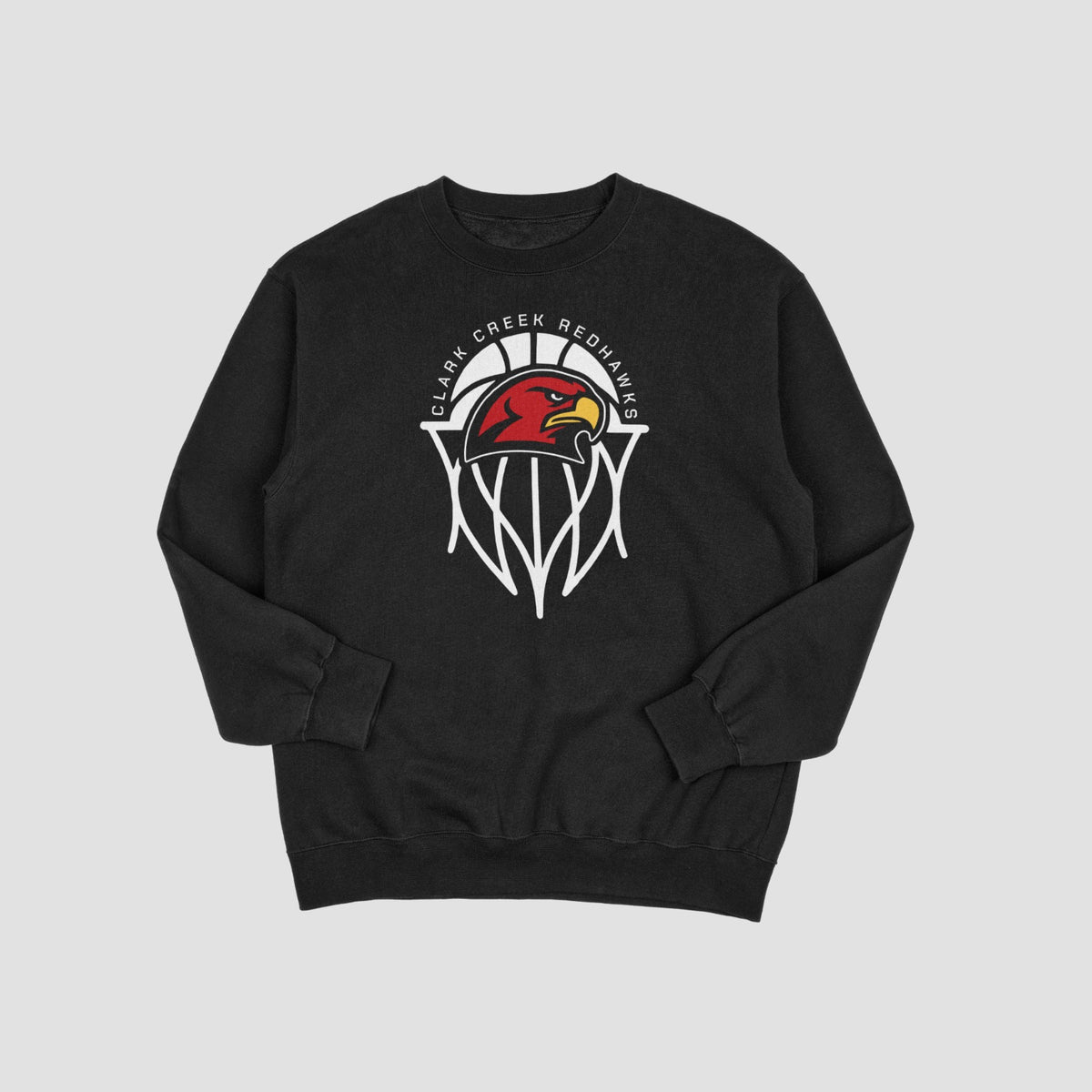 Clark Creek Redhawks Basketball Sweatshirt