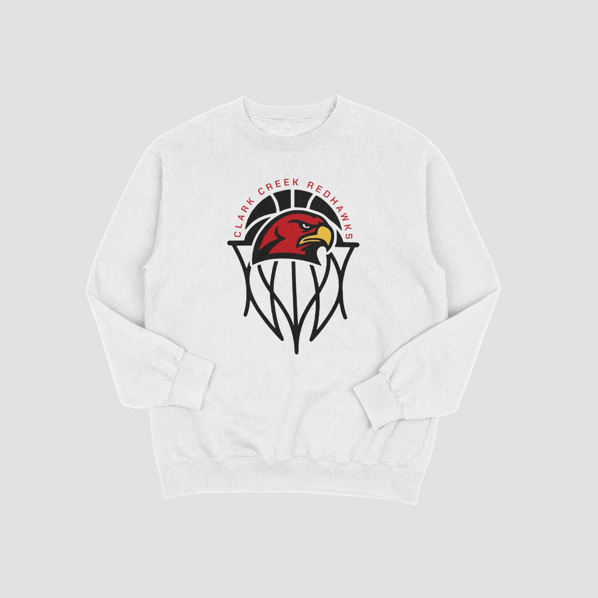 Clark Creek Redhawks Basketball Sweatshirt
