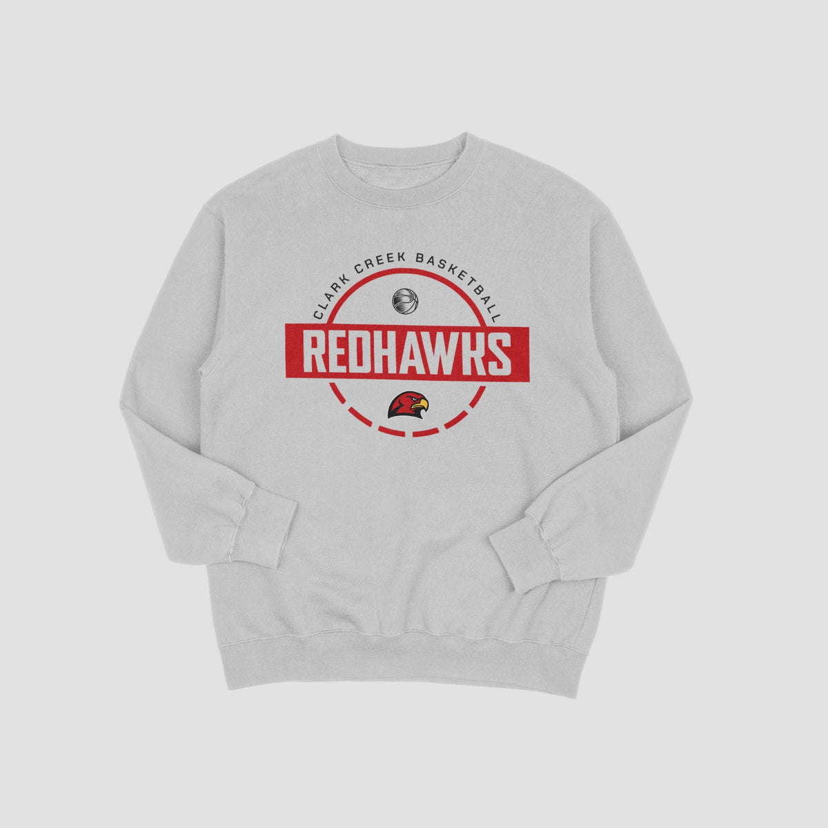 Clark Creek Redhawks Basketball Sweatshirt