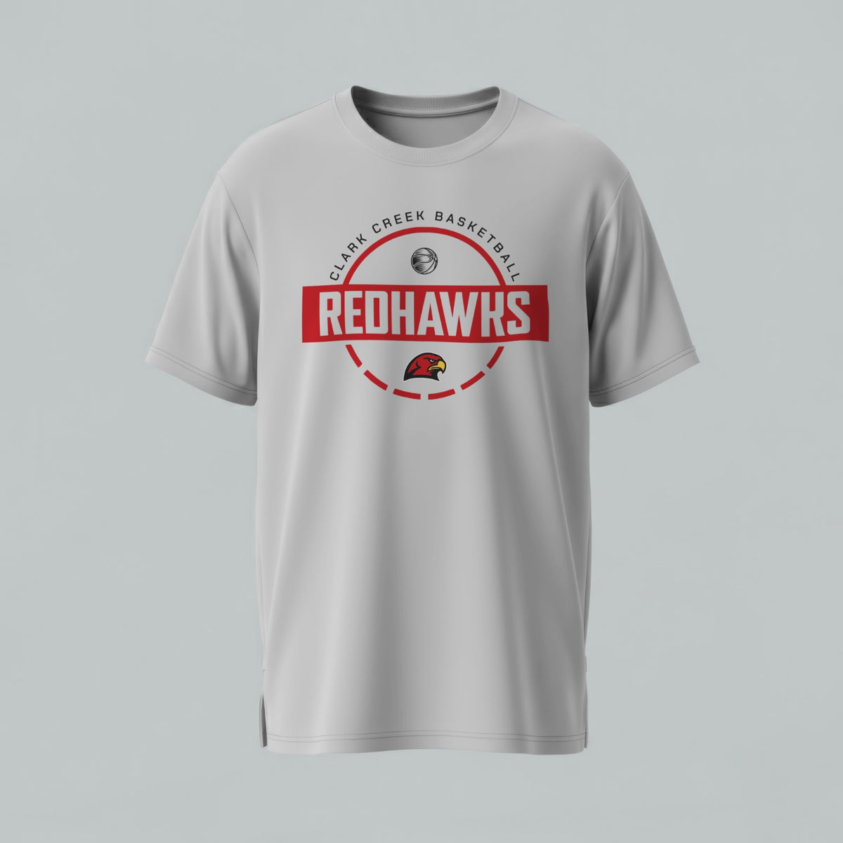 Clark Creek Redhawks Basketball  T-Shirt