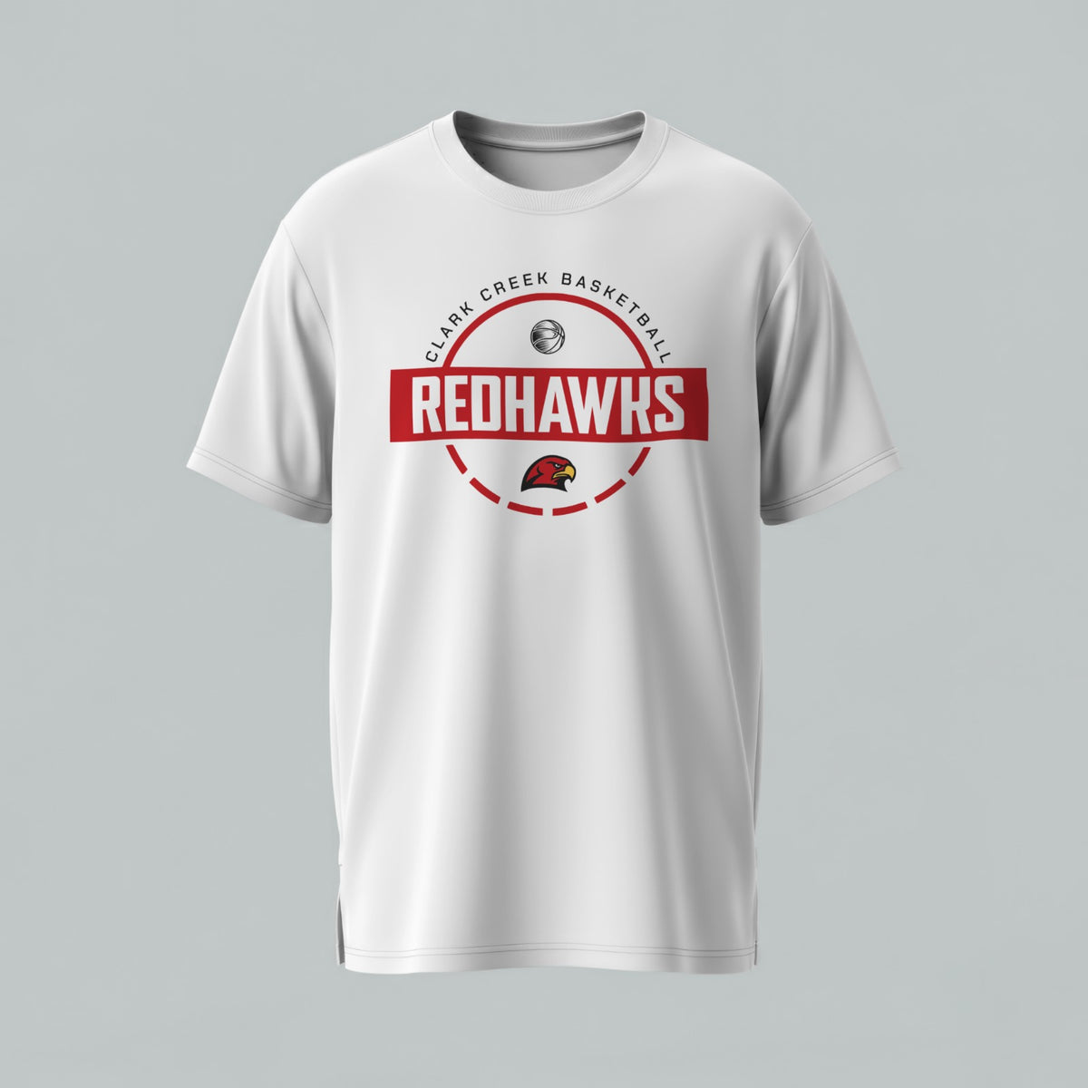 Clark Creek Redhawks Basketball  T-Shirt
