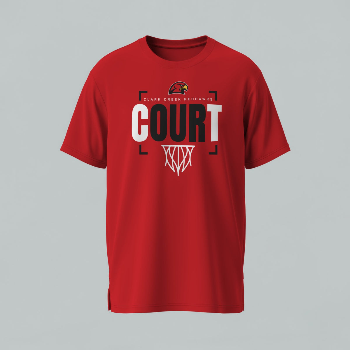 Clark Creek Redhawks Basketball  T-Shirt