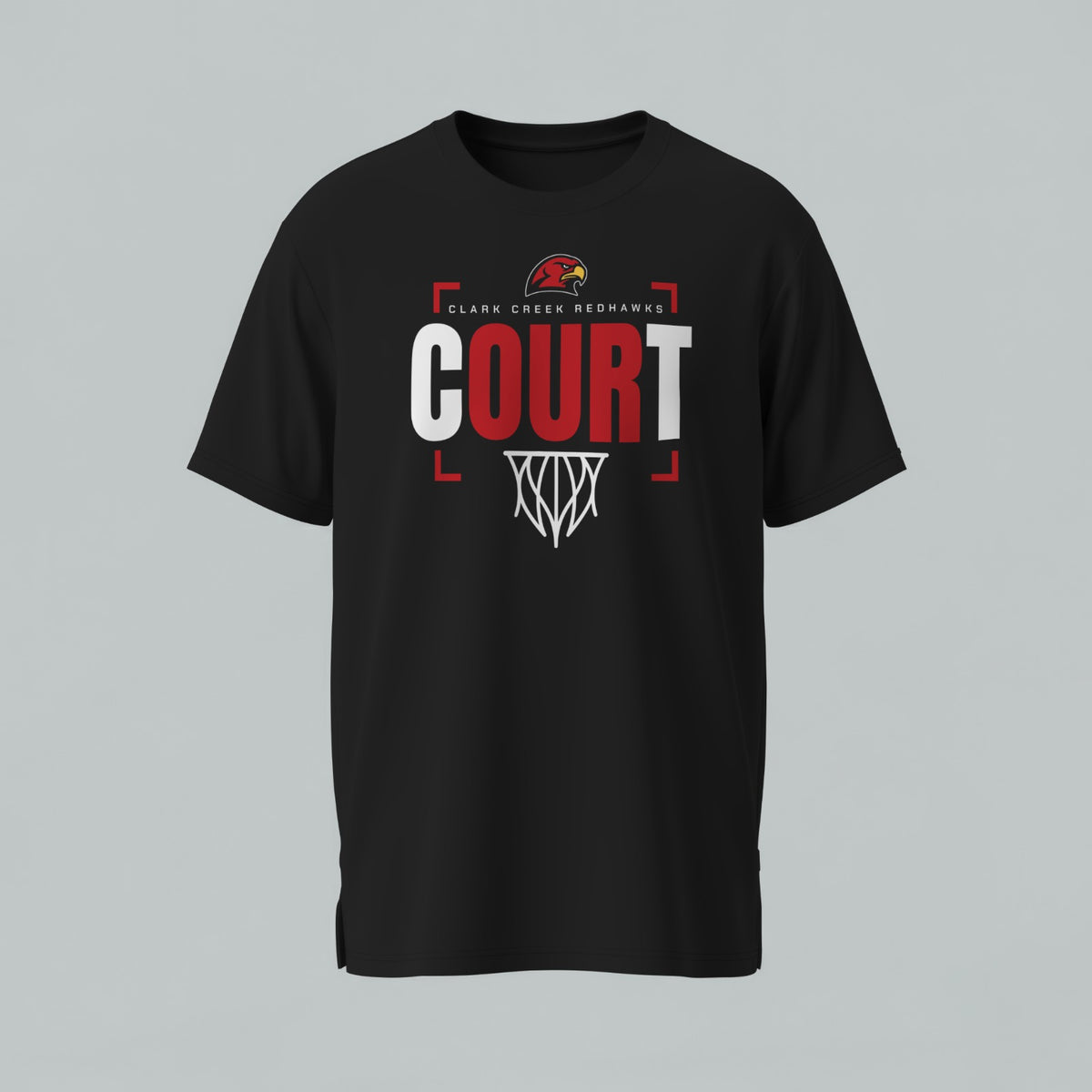 Clark Creek Redhawks Basketball  T-Shirt